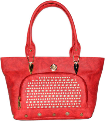 

ANYTIME-24 PU NONLEATHER BAG Waterproof Shoulder Bag(Red, 5 L)
