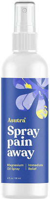 

ASUTRA 2 Bottle Value Pack - Pure Zechstein Magnesium Oil Spray - LESS ITCH & LESS STING/Effective Rapid Transdermal Absorption + FREE Magnesium E-Book(118 ml)