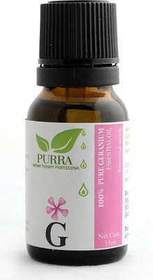 

Purra Geranium Essential Oil for Face,Skin & Hair 100% Pure , Natural & Undiluted-15 ML(15 ml)