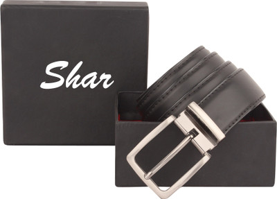 

SHAR Men Formal Black Synthetic Belt