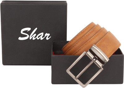 

SHAR Men Casual Brown Synthetic Belt, Tan