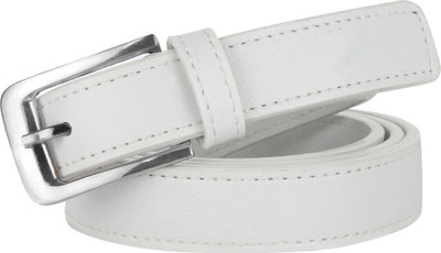 

Styles Creation Women Casual White Artificial Leather Belt