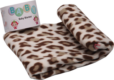 

OAN Plain  Crib Baby Blanket(100% Wool, Brown