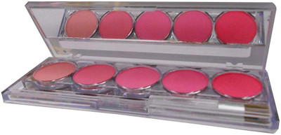

Kiss Beauty 5 Color Long Lasting Blusher Palette(PINK)