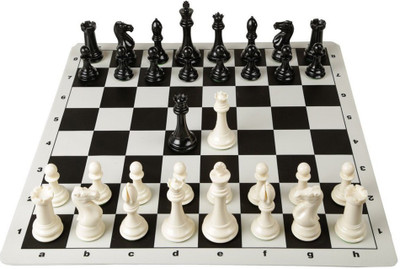 

StepInnStore Foldable Chess Mat with chess coins Board Game