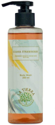 

La Tierra Guava Strawberry Body Wash - Strawberry Nectar Infused With Vitamin E Oil(200 ml)