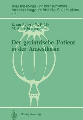 Der geriatrische Patient in der Anaesthesie(German, Paperback, unknown)
