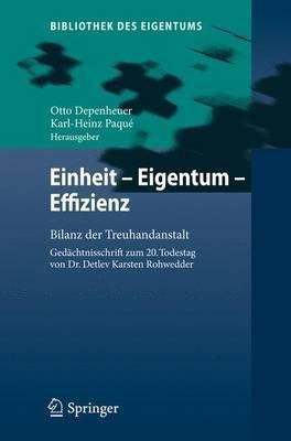 Einheit - Eigentum - Effizienz(German, Hardcover, unknown)