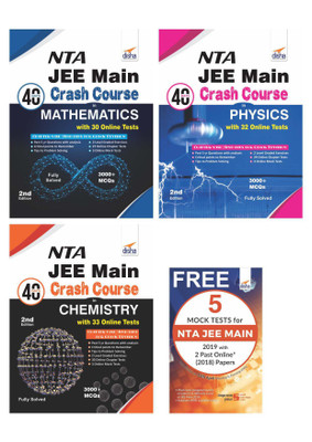 NTA JEE Main 40 Days Crash Course in Physics, Chemistry & Mathematics with FREE 5 Mock Test Book 2nd Edition(English, Paperback, Disha Experts)