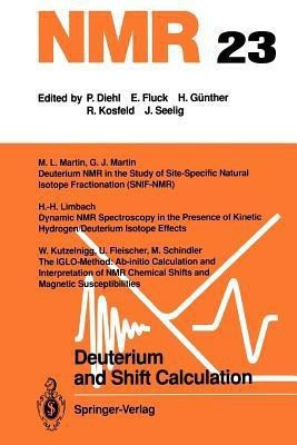 Deuterium and Shift Calculation(English, Paperback, unknown)