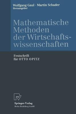 Mathematische Methoden der Wirtschaftswissenschaften(German, Paperback, unknown)