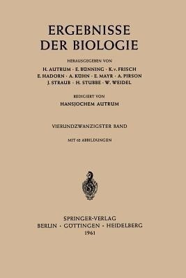 Ergebnisse Der Biologie(German, Paperback, Autrum H.)