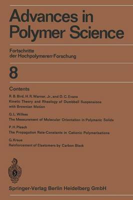 Advances in Polymer Science(English, Paperback, Cantow Prof. Dr. H.-J.)