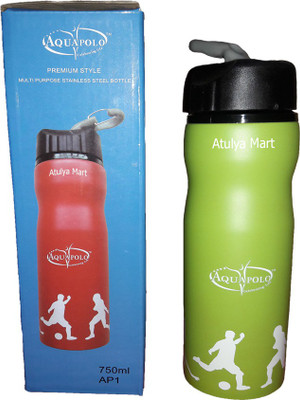 

Atulya Mart AQUAPOLO PREMIUM STYLE MULTI PURPOSE STAINLESS STEEL BOTTLE (750ml, 1 pcs, Green) 750 Sipper(Pack of 1, Green)