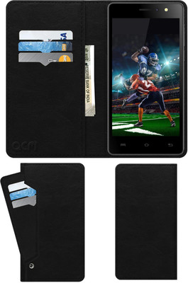 ACM Flip Cover for Xolo Era X(Black, Cases with Holder, Pack of: 1)