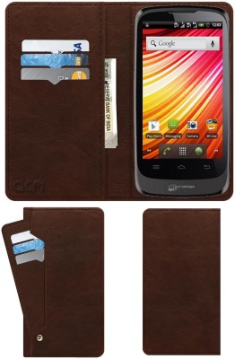 ACM Flip Cover for Micromax Bolt A51(Brown, Cases with Holder, Pack of: 1)