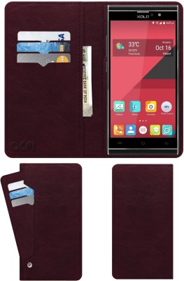 ACM Flip Cover for Xolo Black 1x(Maroon, Cases with Holder, Pack of: 1)