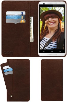 ACM Flip Cover for Celkon Millennia Me Q54+ Plus(Brown, Cases with Holder, Pack of: 1)