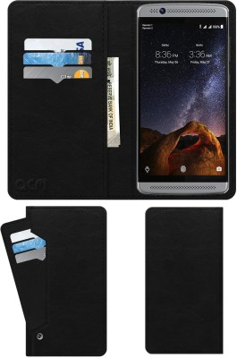 ACM Flip Cover for Zte Axon 7 Mini(Black, Cases with Holder, Pack of: 1)