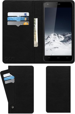 ACM Flip Cover for Swipe Konnect Grand(Black, Cases with Holder, Pack of: 1)