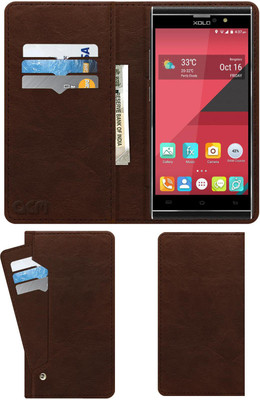 ACM Flip Cover for Xolo Black 1x(Brown, Cases with Holder, Pack of: 1)