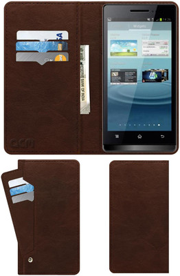 ACM Flip Cover for Karbonn Smart A7 Star(Brown, Cases with Holder)