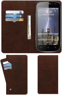 ACM Flip Cover for Micromax Bolt A71(Brown, Cases with Holder, Pack of: 1)
