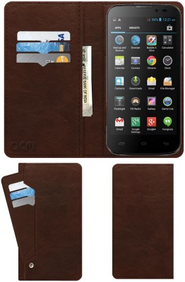 ACM Flip Cover for Micromax Canvas Power A96(Brown, Cases with Holder, Pack of: 1)