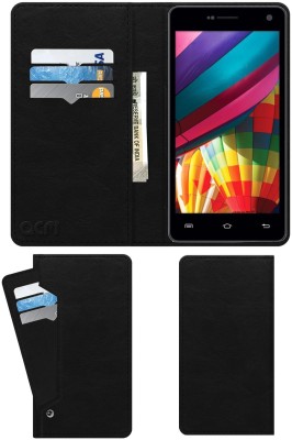 ACM Flip Cover for Iball Andi 5t Cobalt 2(Black, Cases with Holder, Pack of: 1)