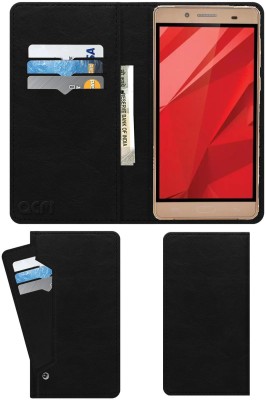 ACM Flip Cover for Iball Andi I9(Black, Cases with Holder, Pack of: 1)