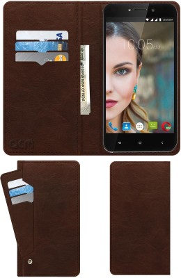 ACM Flip Cover for Swipe Elite X(Brown, Cases with Holder, Pack of: 1)