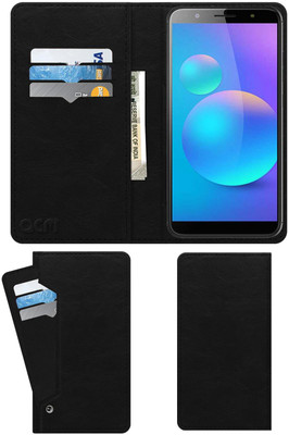 ACM Flip Cover for Tecno Camon I Air New(Black, Cases with Holder, Pack of: 1)