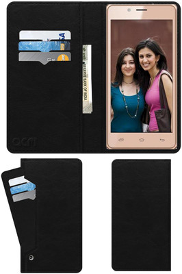 ACM Flip Cover for Intex Aqua Style 3(Black, Cases with Holder, Pack of: 1)