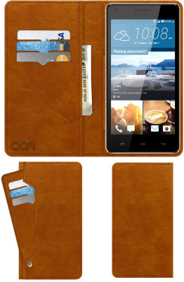 ACM Flip Cover for Spice Xlife 512 Dt(Gold, Cases with Holder, Pack of: 1)