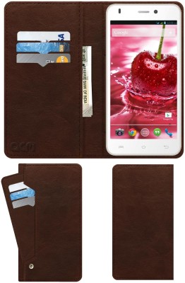 ACM Flip Cover for Lava Iris X1 Grand(Brown, Cases with Holder, Pack of: 1)