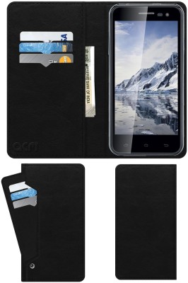 ACM Flip Cover for Iball Andi 5m Xotic(Black, Cases with Holder, Pack of: 1)