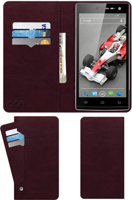 ACM Flip Cover for Xolo Q1010i(Maroon, Cases with Holder, Pack of: 1)
