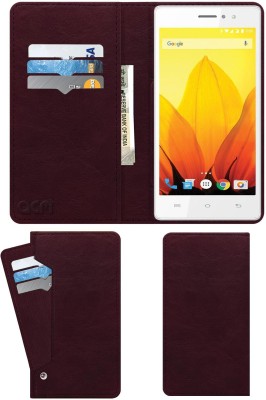 ACM Flip Cover for Lava A88 4g(Maroon, Cases with Holder, Pack of: 1)