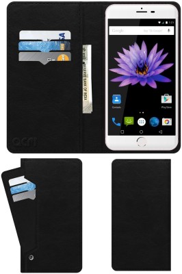 ACM Flip Cover for Swipe Konnect Star Plus(Black, Cases with Holder, Pack of: 1)