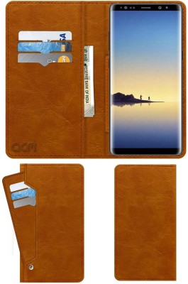 ACM Flip Cover for Samsung Galaxy Note 8 Sm-N950f(Gold, Cases with Holder, Pack of: 1)