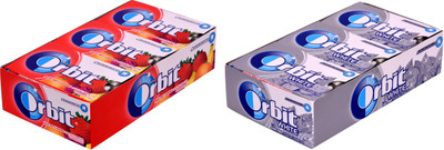 

Orbit Sugar Free Mixed Fruit & Sweetmint Chewing Gum(264 g Pack of 2)