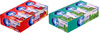 

Orbit Sugar Free Mixed Fruit & Spearmint Chewing Gum(264 g Pack of 2)