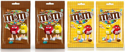 

m&m's Peanut Coated with Milk Chocolate Truffles(Pack of 4, 400 g)
