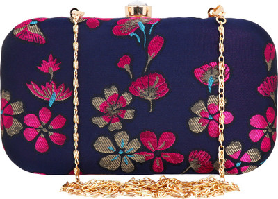 

Anekaant Party Blue, Pink Clutch