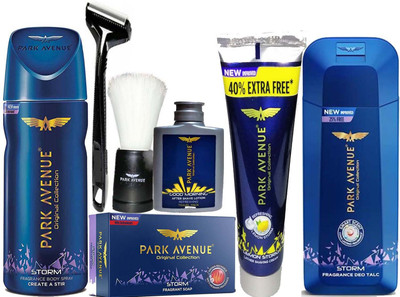 

Park Avenue Storm Men's Grooming Essential Kit(Set of 7)