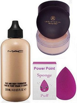 

Power point Sponge puff, Face & Body Foundation, Compect(Set of 2)