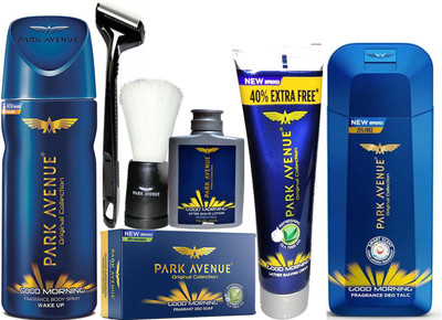 

Park Avenue Good Morning Men's Grooming Essential Kit(Set of 7)