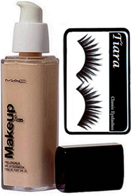 

tiara Eyelashes , pro long Wear Foundation(Set of 2)