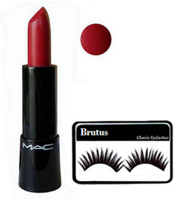 

BRUTUS Eyelashes with Mac Retro Matte Lipstick(Set of 2)