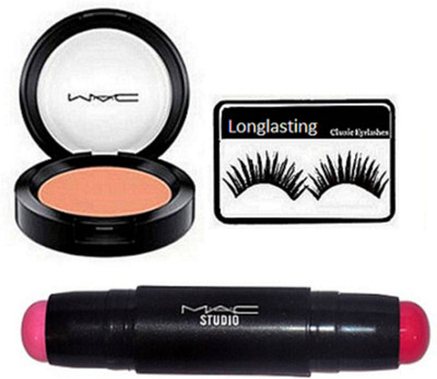 longlasting Eyelashes, Blusher with Corrector Counter Stick(Set of 3)